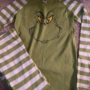 Hanna Andersson 100% Organic Cotton Grinch Pajama Set